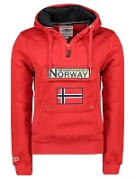Pánska mikina WY10089H/GN Red - Geographical Norway