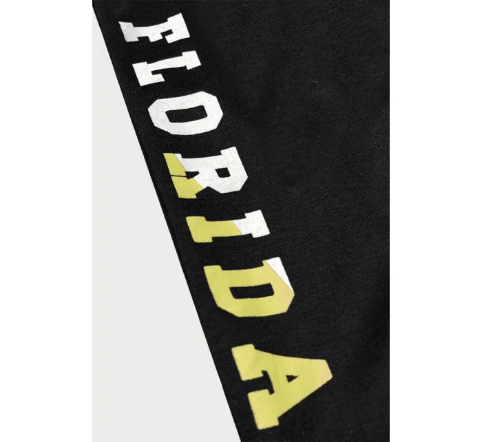 Černé pánské teplákové kalhoty model 18406712 - J.STYLE Černé pánské teplákové kalhoty model 18406712 - J.STYLE