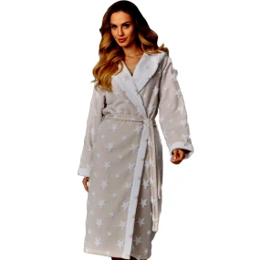 Dámsky župan 8132 angora - L&L Dámsky župan 8132 angora - L&L