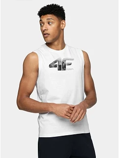 Pánske tričko bez rukávov 4F 4FWSS26TSLEM357-10S