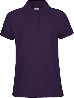 O Dámské piqué polo z bio bavlny purple model 22503865 - Neutral