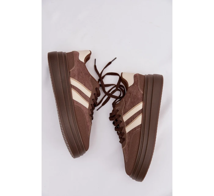 Dámské tenisky na platformě Hnědé Galleria Dámské tenisky na platformě Hnědé Galleria