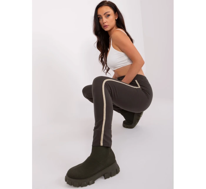 Tepláky RV DR 8518.08P tmavá khaki