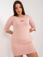 Šaty RV SK 7612.75P svetlo ružová