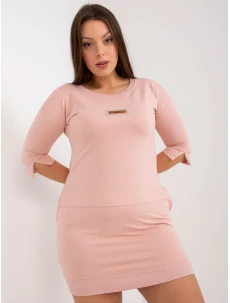 Šaty RV SK 7612.75P svetlo ružová