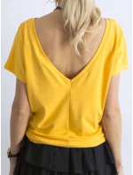 Tričko RV TS model 14816788 tmavě žlutá - FPrice Tričko RV TS model 14816788 tmavě žlutá - FPrice