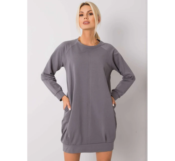 Šaty RV TU 5184.93P tmavo šedá