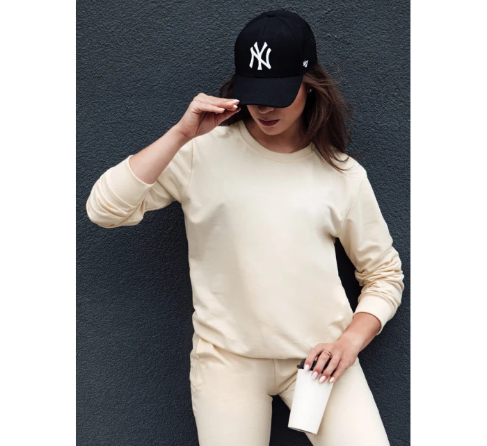 Dámská krémová mikina Dstreet model 21978542 - FashionStreet Dámská krémová mikina Dstreet model 21978542 - FashionStreet