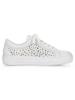 Pohodlné kožené topánky Rieker W RKR641 white