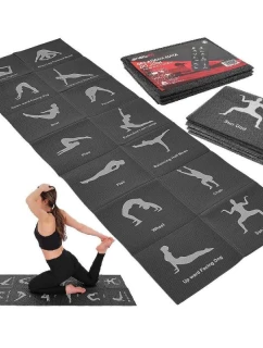 Skládací podložka na jógu model 21824408 ČERNÁ FIT - Enero