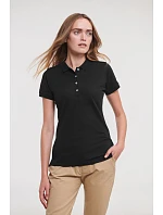 Dámské elastické piqué polo 10. black model 22473800 - Russell Athletic Dámské elastické piqué polo 10. black model 22473800 - Russell Athletic