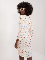 Sukienka DHJ SK model 20742486 jasny beżowy - FPrice