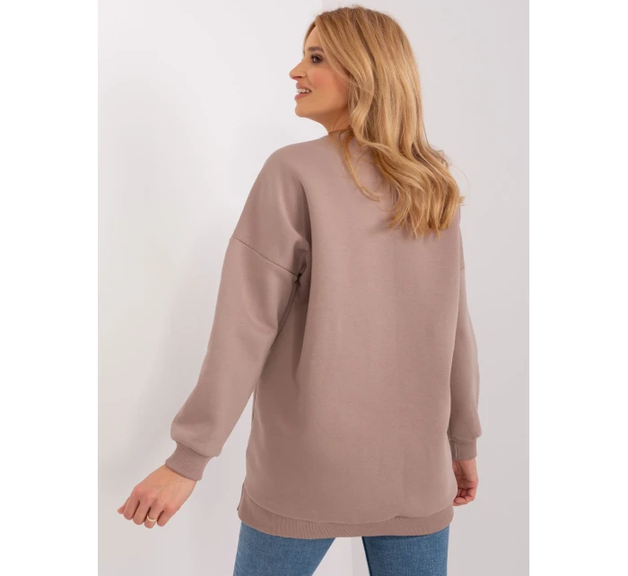 Bluza RV BL model 19394500 ciemny bezowy - FPrice Bluza RV BL model 19394500 ciemny bezowy - FPrice