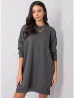 Šaty RV SK 6019.67 tmavo šedé