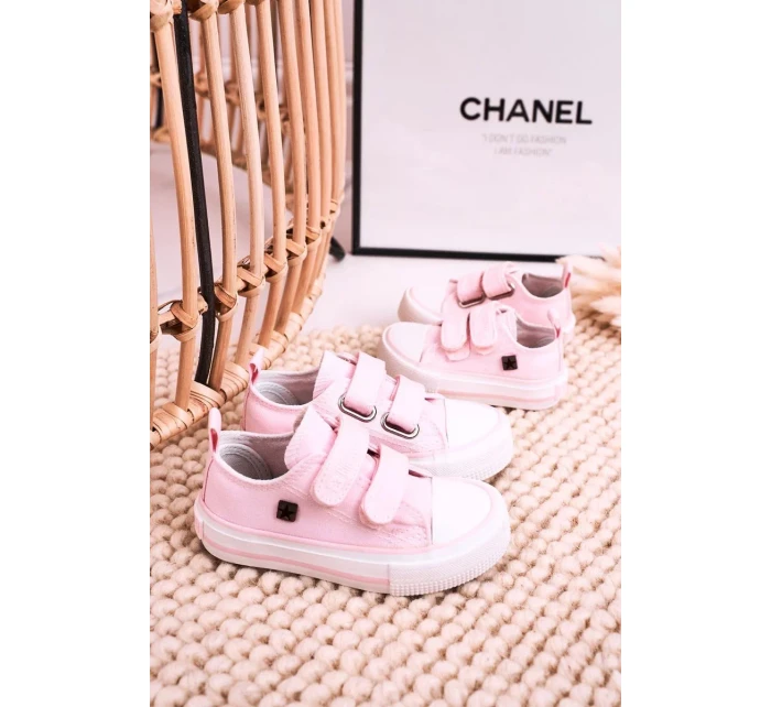 Dětské módní tenisky Big Star - světle růžové