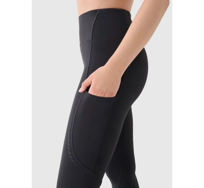 Dámske bežecké legíny s vysokým pásom 4F 4FWAW24TFTIF267-22S women's Dámske bežecké legíny s vysokým pásom 4F 4FWAW24TFTIF267-22S women's