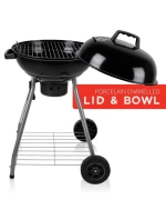 GUĽOVÝ ZÁHRADNÝ GRIL REX STEEL 46CM S POPOLNÍKOM