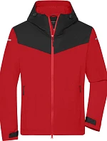 Daiber JN 1180 Pánska outdoorová softshellová bunda 02.1180 svetločervená/čierna/svetločervená