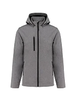 K 422 Unisex 3vrstvá softshellová bunda s kapucí model 22509027 marl grey - Kariban K 422 Unisex 3vrstvá softshellová bunda s kapucí model 22509027 marl grey - Kariban