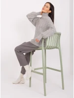 Sweter AT SW model 19034189 szary - FPrice Sweter AT SW model 19034189 szary - FPrice