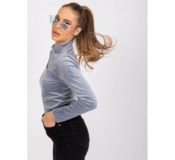 Blúzka DHJ BZ 6561.09P sivá