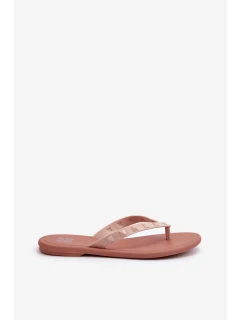 Dámske ploché flexibilné žabky ZAXY Pink