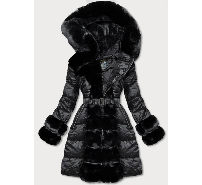 KURTKA ZIMOWA DAMSKA Z FUTERKIEM CZARNA model 21781213 - Libland KURTKA ZIMOWA DAMSKA Z FUTERKIEM CZARNA model 21781213 - Libland