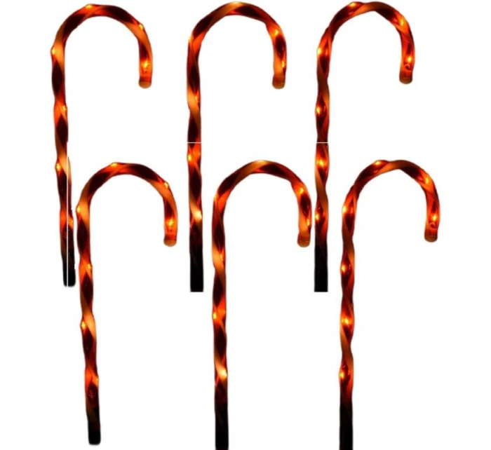 VONKAJŠIE OSVETLENIE CUKRÍKY SADA 6KS