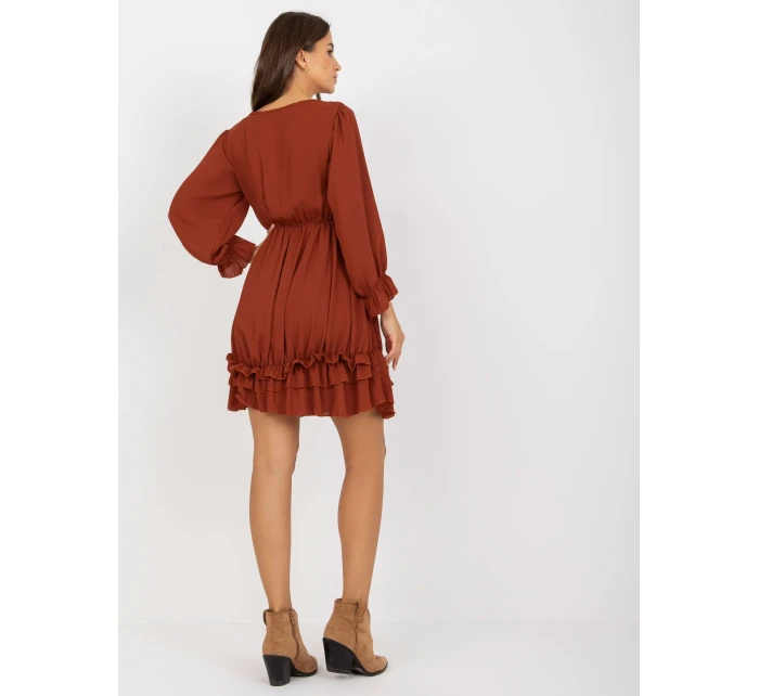 Šaty TW SK BI tmavě oranžová model 17655156 - FPrice Šaty TW SK BI tmavě oranžová model 17655156 - FPrice