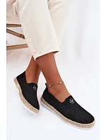 Dámské espadrilly 13659 černé - Vinceza Dámské espadrilly 13659 černé - Vinceza