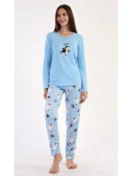 Dámske pyžamo dlhé Tučniak na ľade