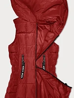 Dámska mikina s kapucňou S'West Red (B8225-4)