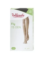 Silonkové podkolienky FLY KNEE highs 15 DEN - Bellinda - čierna