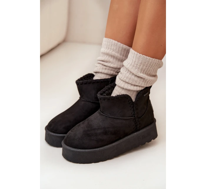 Dámské Sněhule Na Platformě S Big Star Černé model 21705862 - Big Star Shoes