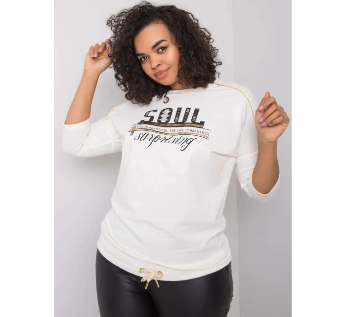 Bluzka RV BZ model 21185755 ecru - FPrice