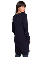 Tunika nadměrné velikosti s boky  zelená model 15099615 - BeWear