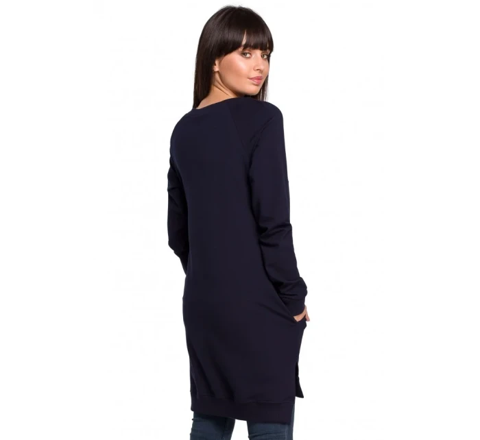 Tunika nadměrné velikosti s boky  zelená model 15099615 - BeWear