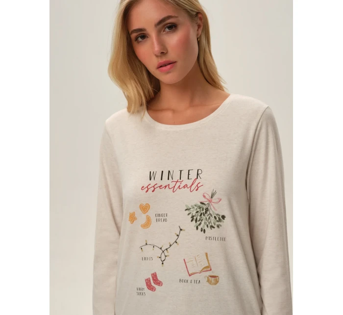 Pyžamo Béžová Henderson model 20477631 - HENDERSON LADIES Pyžamo Béžová Henderson model 20477631 - HENDERSON LADIES