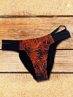 Spodný diel plaviek BB707 black-orange - Selmark