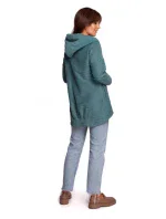 Dámsky sveter s kapucňou B249 - BE