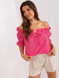 Dámska blúzka LK BZ 509355.68 tmavoružová - FPrice