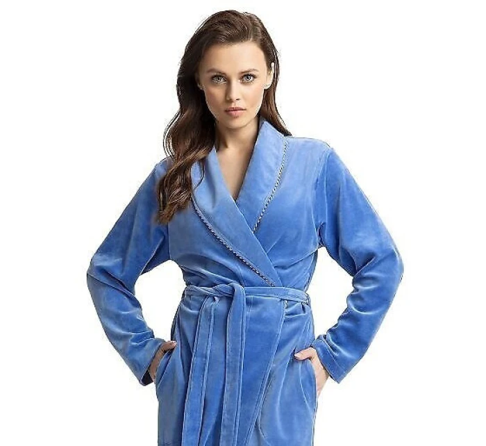 Dámsky velúrový župan Luna 371 4XL