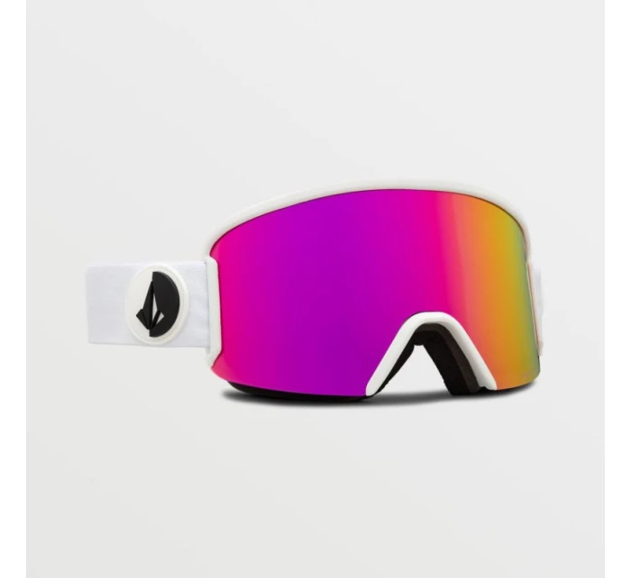 Snowboardové okuliare Volcom Garden Matte White/Pink Chrome s UV ochranou Pink (VG0122101) Snowboardové okuliare Volcom Garden Matte White/Pink Chrome s UV ochranou Pink (VG0122101)