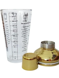 SKLENENÝ KOKTAILOVÝ ŠEJKER 450 ML ALPINA