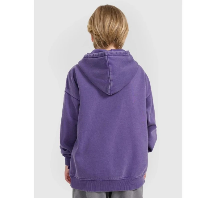 Chlapecká mikina s kapucí model 21816992 - 4F Chlapecká mikina s kapucí model 21816992 - 4F