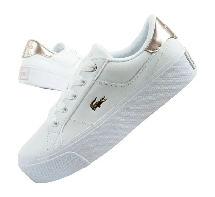 dámské sportovní boty model 22093835 Platform 126 white fashionable dámské - Lacoste dámské sportovní boty model 22093835 Platform 126 white fashionable dámské - Lacoste