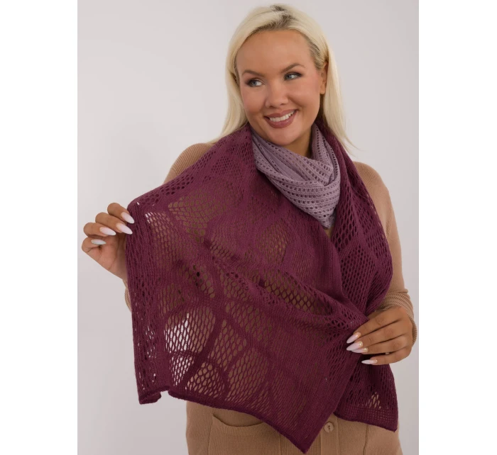 Szalik AT SZ model 20473647 jasny fioletowy - FPrice