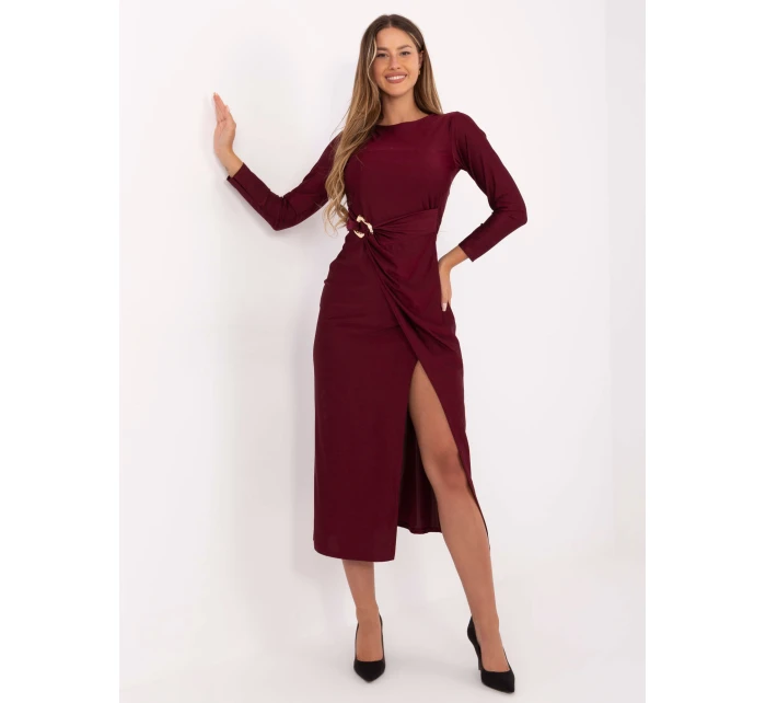 Sukienka IT SK model 21314472 bordowy - FPrice