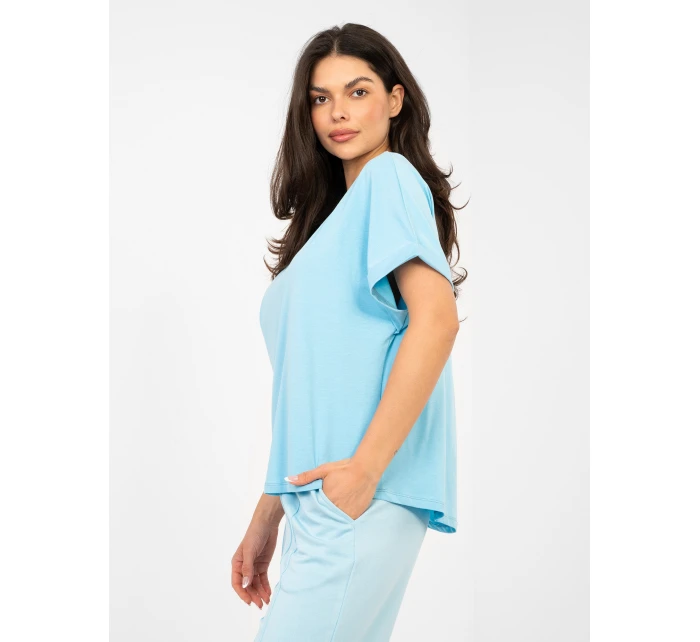 Bluzka RV BZ model 22011402 jasny niebieski - FPrice