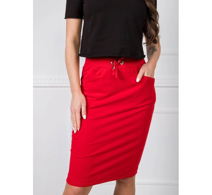 Sukňa RV SD 4793 1.32 červená
